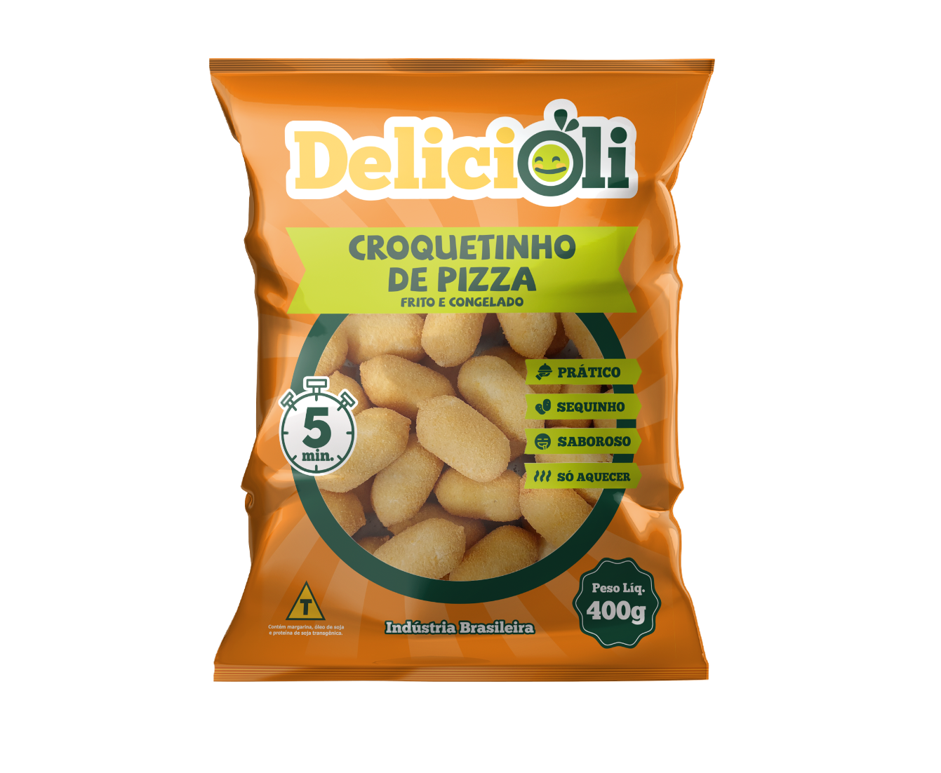 Croquetinho de Pizza 400g